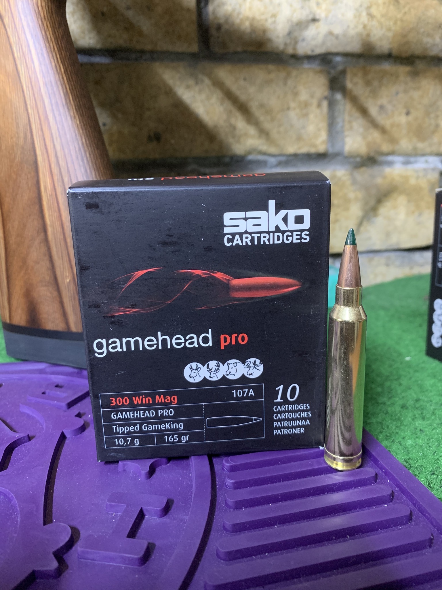 Sako Gamehead Ammunition 300 win mag; 243 or 22-250 box of 10 or 20
